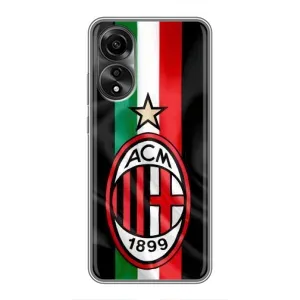 Чехлы для OPPO A78 (4G) (VPrint) - Футбольные клубы (ФК Милан)