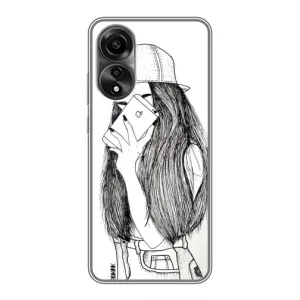 Чехол с принтом «Фото девочки» для OPPO A78 (4G)