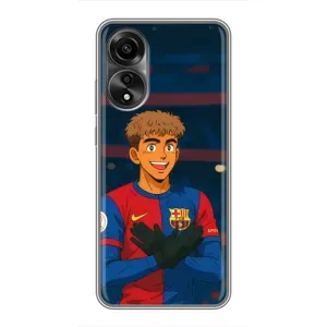 Чехол с футболистом Ламин Ямаль OPPO A78 (4G) (Футболист Ямаль)