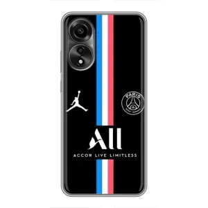 Чехлы PSG для OPPO A78 (4G) (AlphaPrint) (футболка ПСЖ)