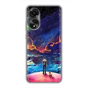 Космічні Чохли для OPPO А78 (4G) (VPrint) (Вид Галактики)