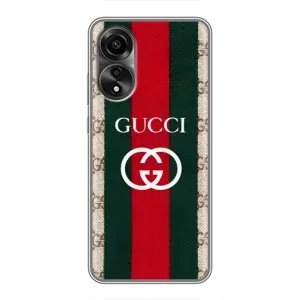 Чохол з принтом «Gucci дизайн» для OPPO A78 (4G)