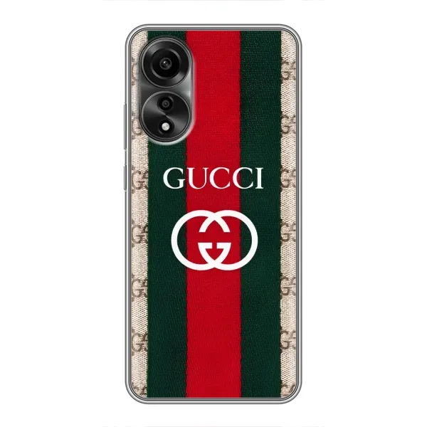 Чохол з принтом «Gucci дизайн» для OPPO A78 (4G)