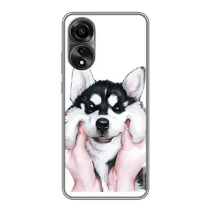 Чохол з Хаскі OPPO A78 (4G) - (AlphaPrint)