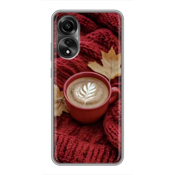 Чехол с принтом «Кофе на пледе» для OPPO A78 (4G) Чехол с принтом «Кофе на пледе» для OPPO A78 (4G)