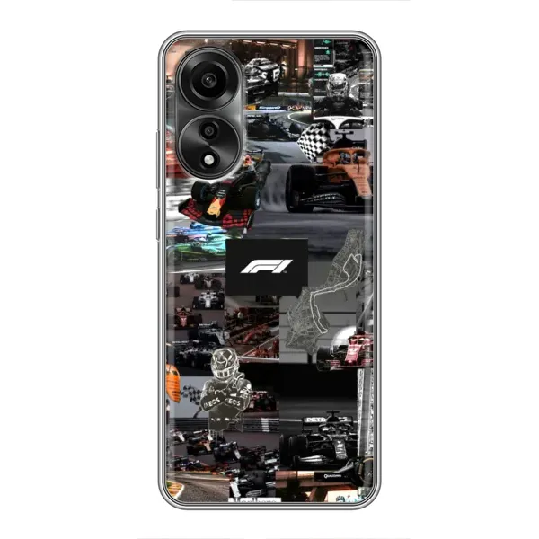 Чехол с принтом «Гоночный коллаж Ф1» для OPPO A78 (4G) Чехол с принтом «Гоночный коллаж Ф1» для OPPO A78 (4G)