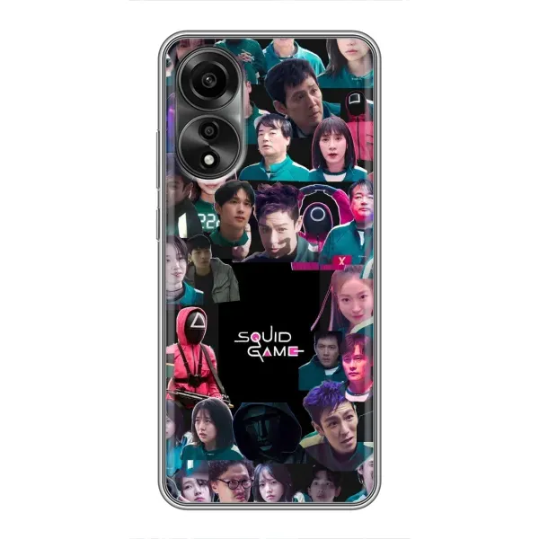 Чехол с принтом «Коллаж Игра кальмара» для OPPO A78 (4G) Чехол с принтом «Коллаж Игра кальмара» для OPPO A78 (4G)