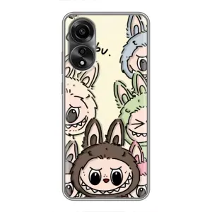 Чохол з Лабубу на OPPO A78 (4G) (Золота мавпа Bored Ape)