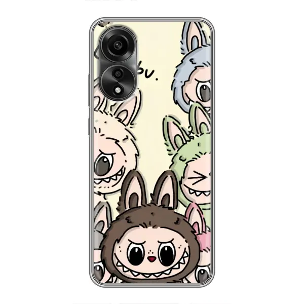Чехол с принтом «Золотая обезьяна Bored Ape» для OPPO A78 (4G)