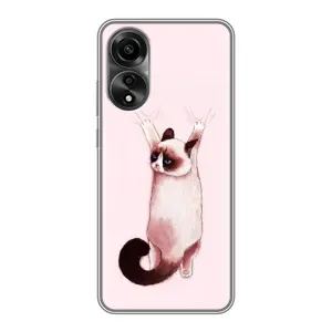 Чохол на OPPO А78 (4G) з Котиками (VPrint) (Котик падає)