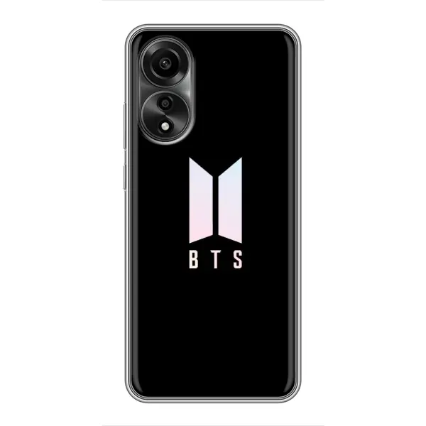 Чехол с принтом «Лого BTS» для OPPO A78 (4G) Чехол с принтом «Лого BTS» для OPPO A78 (4G)