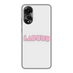 Чохол з Лабубу на OPPO A78 (4G) (Лого Лабубу)