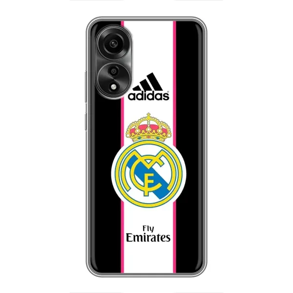 Чохол з принтом «Лого Real Madrid» для OPPO A78 (4G) Чохол з принтом «Лого Real Madrid» для OPPO A78 (4G)