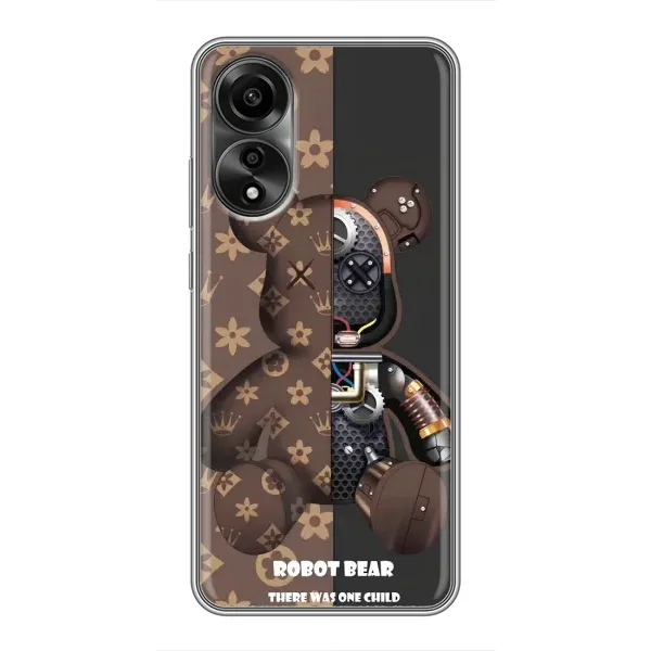 Чехол с принтом «Медведь Луи Витон» для OPPO A78 (4G)
