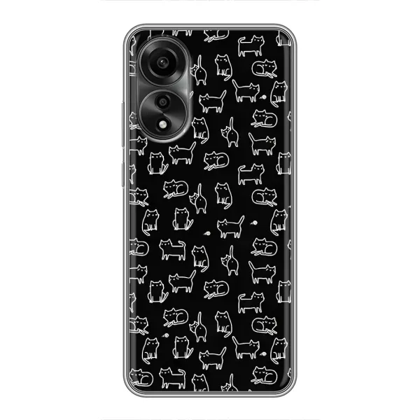 Чехол с принтом «Меленькие котики» для OPPO A78 (4G) Чехол с принтом «Меленькие котики» для OPPO A78 (4G)
