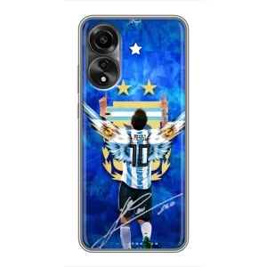 Чехлы Месси для OPPO A78 (4G) (AlphaPrint) (Месси Аргентина)