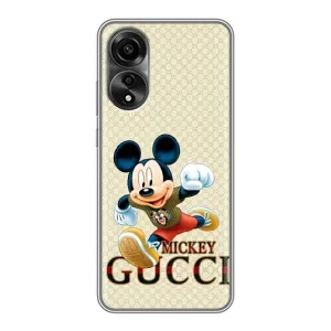 Чохол Disney Mouse OPPO A78 (4G) (PREMIUMPrint) (Mikki Gucci)