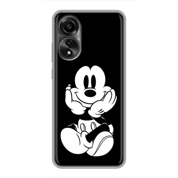Чехол с принтом «Микки на черном» для OPPO A78 (4G)