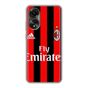 Чехлы для OPPO A78 (4G) (VPrint) - Футбольные клубы (Milan)
