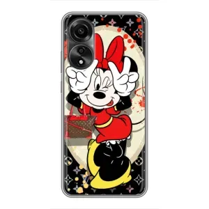 Чохол Disney Mouse OPPO A78 (4G) (PREMIUMPrint) (Мінні peace)