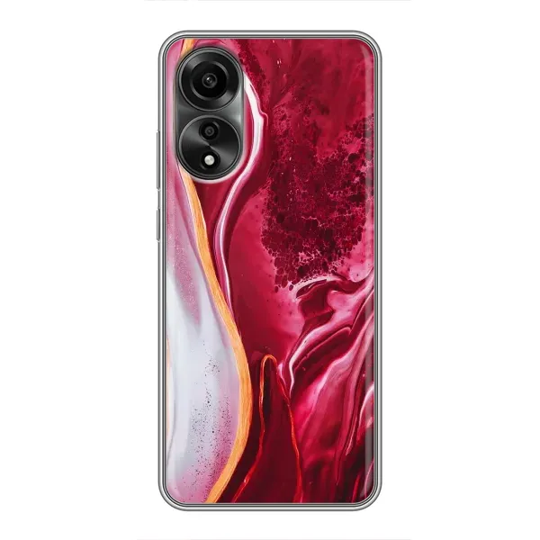 Чехол с принтом «Мрамор красный» для OPPO A78 (4G) Чехол с принтом «Мрамор красный» для OPPO A78 (4G)