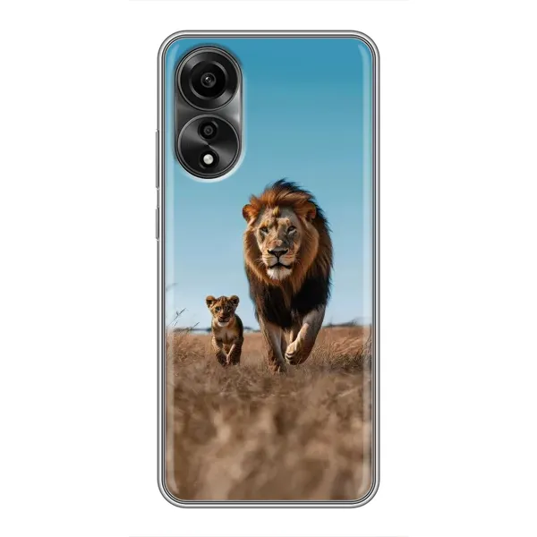 Чехол с принтом «Мусафа и Симба» для OPPO A78 (4G) Чехол с принтом «Мусафа и Симба» для OPPO A78 (4G)