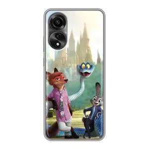 Чехол Зоотрополіс на OPPO A78 (4G) (Герои мультфильма Зверополис)