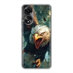 Чохол з картинкою 'Хижаки' для OPPO A78 (4G) (Орел у польоті)