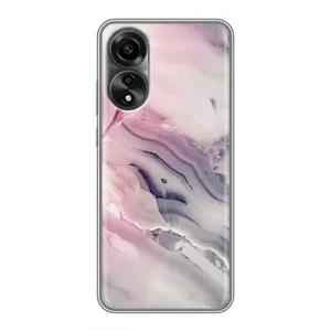 Мраморний чехол на OPPO A78 (4G) (VPrint) (Пурпурний Мрамор)