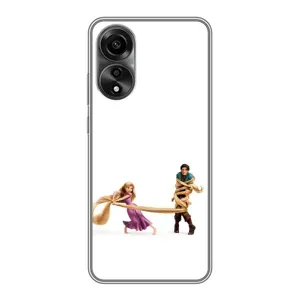 Чехол Рапунцель для OPPO A78 (4G) (Рапунцель и Флин)