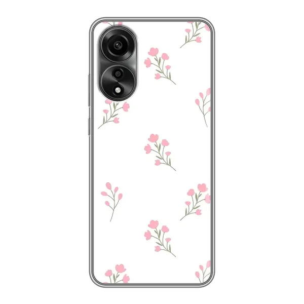 Чохол з принтом «Рожеві квіти» для OPPO A78 (4G) Чохол з принтом «Рожеві квіти» для OPPO A78 (4G)