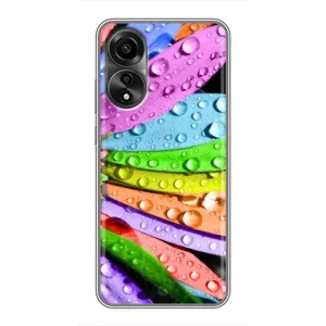 Чехлы (ART) Цветы на OPPO A78 (4G) (VPrint) (Семицветик)