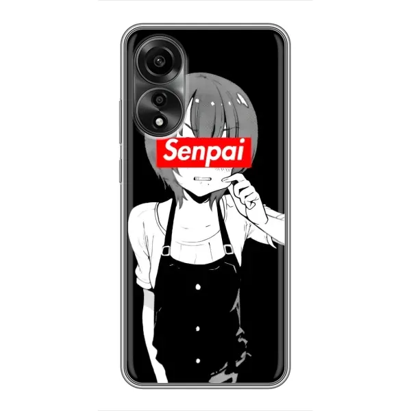 Чехол с принтом «Senpai» для OPPO A78 (4G) Чехол с принтом «Senpai» для OPPO A78 (4G)