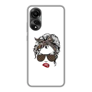Чохли Луі Вітон для OPPO A78 (4G) (AlphaPrint - LOUIS VUITTON) (стильна з луі вітон)