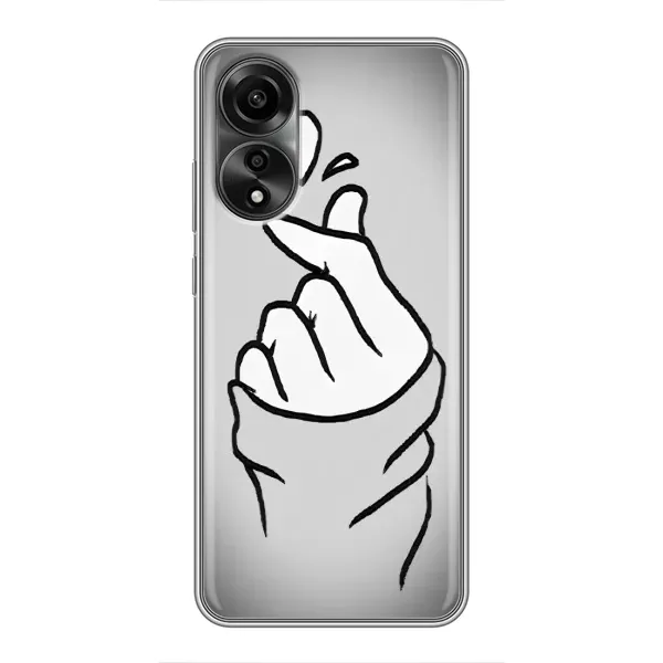 Чехол с принтом «Значок Love» для OPPO A78 (4G) Чехол с принтом «Значок Love» для OPPO A78 (4G)