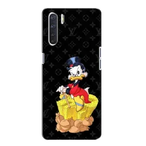 Чехли для Oppo A91 - Скрудж МакДак Louis Vuitton (PREMIUMPrint) (Богатство Макдака)
