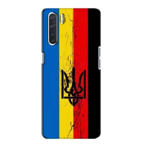 Украинские Чехлы для Oppo A91 с картинкой УПА (AlphaPrint) (Флаг УПА)