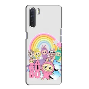 Чохол з принтом «Фон Лабубу» для OPPO A91