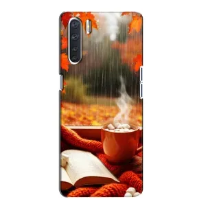 Чохол з принтом «Кава і дощ» для OPPO A91