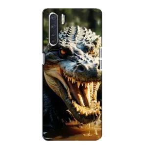 Чехол с принтом «Опасный крокодил» для OPPO A91