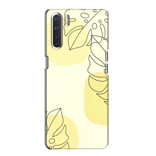 Чохол з принтом «Жовта монстера арт» для OPPO A91