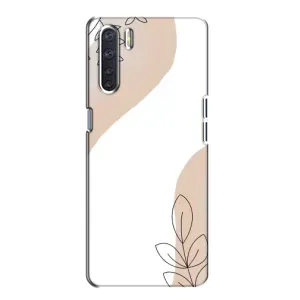 Чохол з принтом «Нюдова гілочка абстракція» для OPPO A91