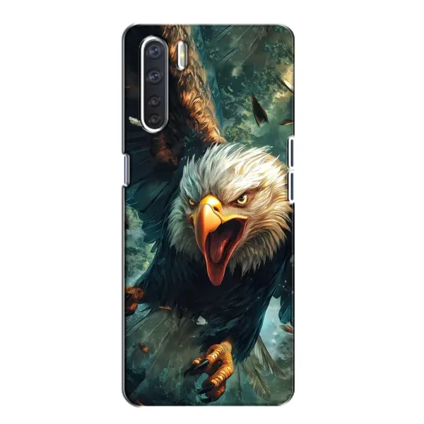 Чехол с принтом «Орел в полете» для OPPO A91