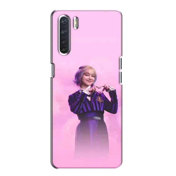 Чохол з принтом «Яскрава Енід Венздей» для OPPO A91 Чохол з принтом «Яскрава Енід Венздей» для OPPO A91