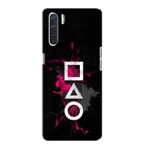 Чохол Гра в кальмара для Oppo A91 (Символи Гра кальмара)