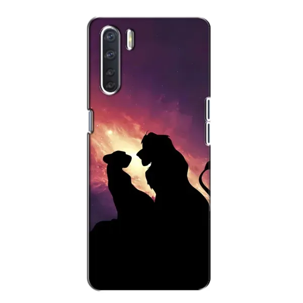 Чохол з принтом «Силует Сімба і Налу» для OPPO A91 Чохол з принтом «Силует Сімба і Налу» для OPPO A91
