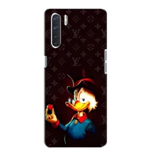 Чехли для Oppo A91 - Скрудж МакДак Louis Vuitton (PREMIUMPrint) (Скрудж з ботліантом)