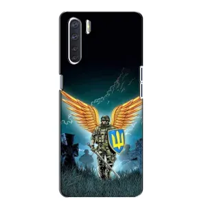 Чехлы с картинкой ЗСУ для Oppo A91 (AlphaPrint) (Солдат ЗСУ)
