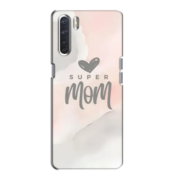 Чохол з принтом «Супер мама» для OPPO A91