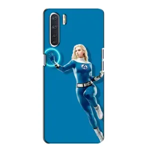 Чохол з принтом Фантастична четвірка для Oppo A91 (Сью Сторм політ)